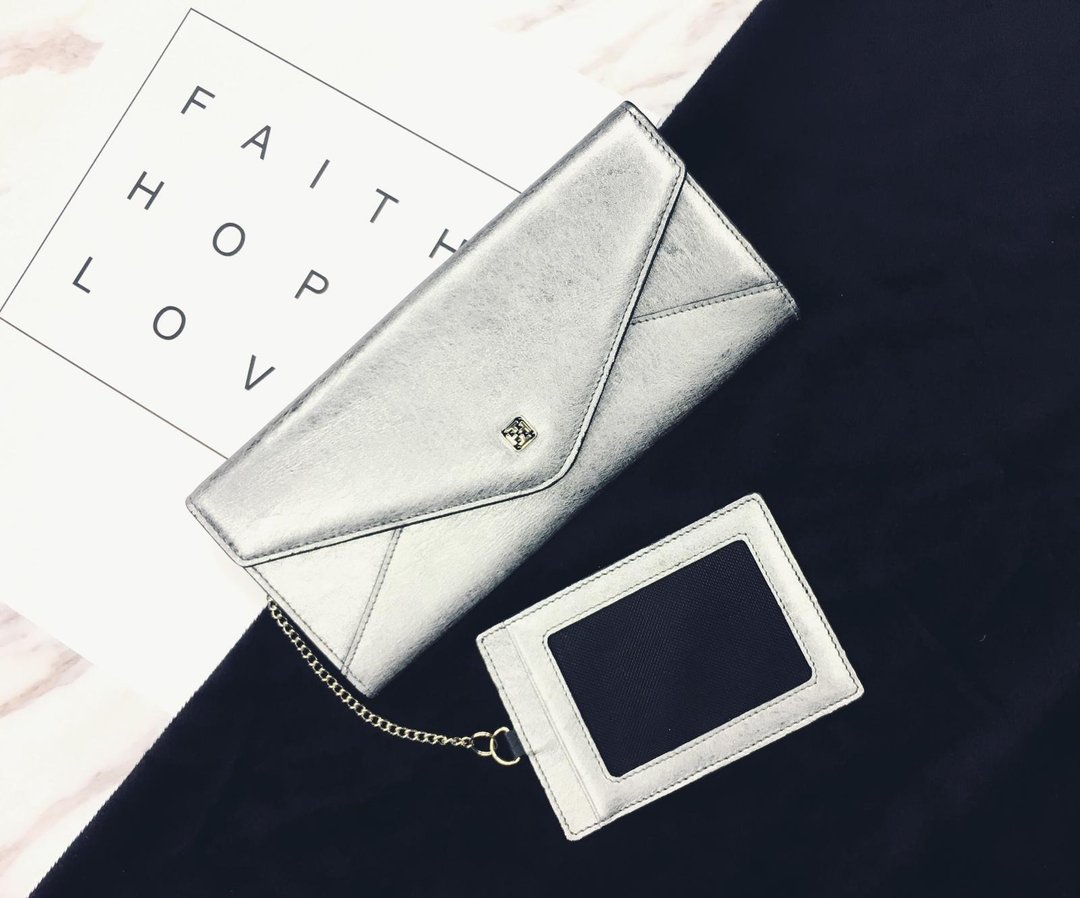 Tosca | Envelope CC Wallet 真皮卡套/长钱包/零钱 Sliver - 皮夹/钱包 - 真皮 银色