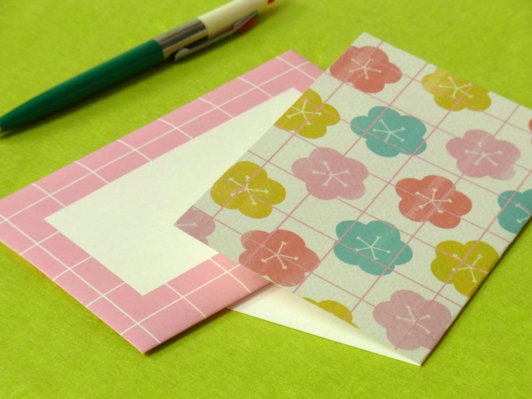 DIY card and envelope - ume - Original illustrations - papercrafting - 电子喜帖/贺卡/邀请函 - 其他材质 