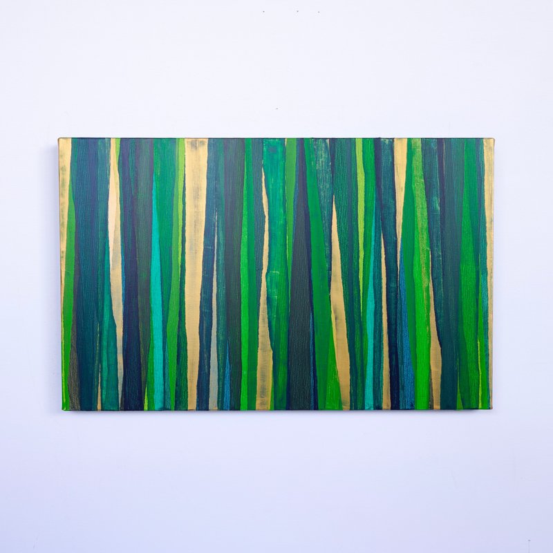 绘画艺术绿绿色现代植物艺术夏季 - 海报/装饰画/版画 - 压克力 绿色