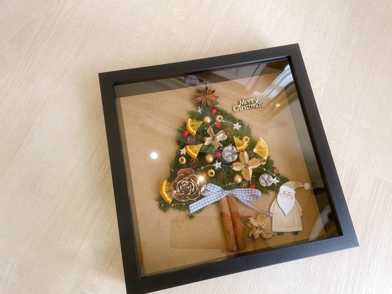 圣诞树/圣诞树相框/圣诞装饰/圣诞礼物/雪松/永生圣诞树/圣诞树壁 - 摆饰 - 植物．花 咖啡色
