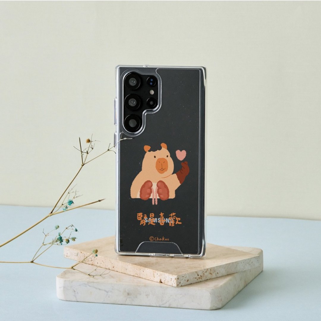 查高插画肾是喜欢防摔透明SAMSUNG手机壳 - 手机壳/手机套 - 塑料 多色