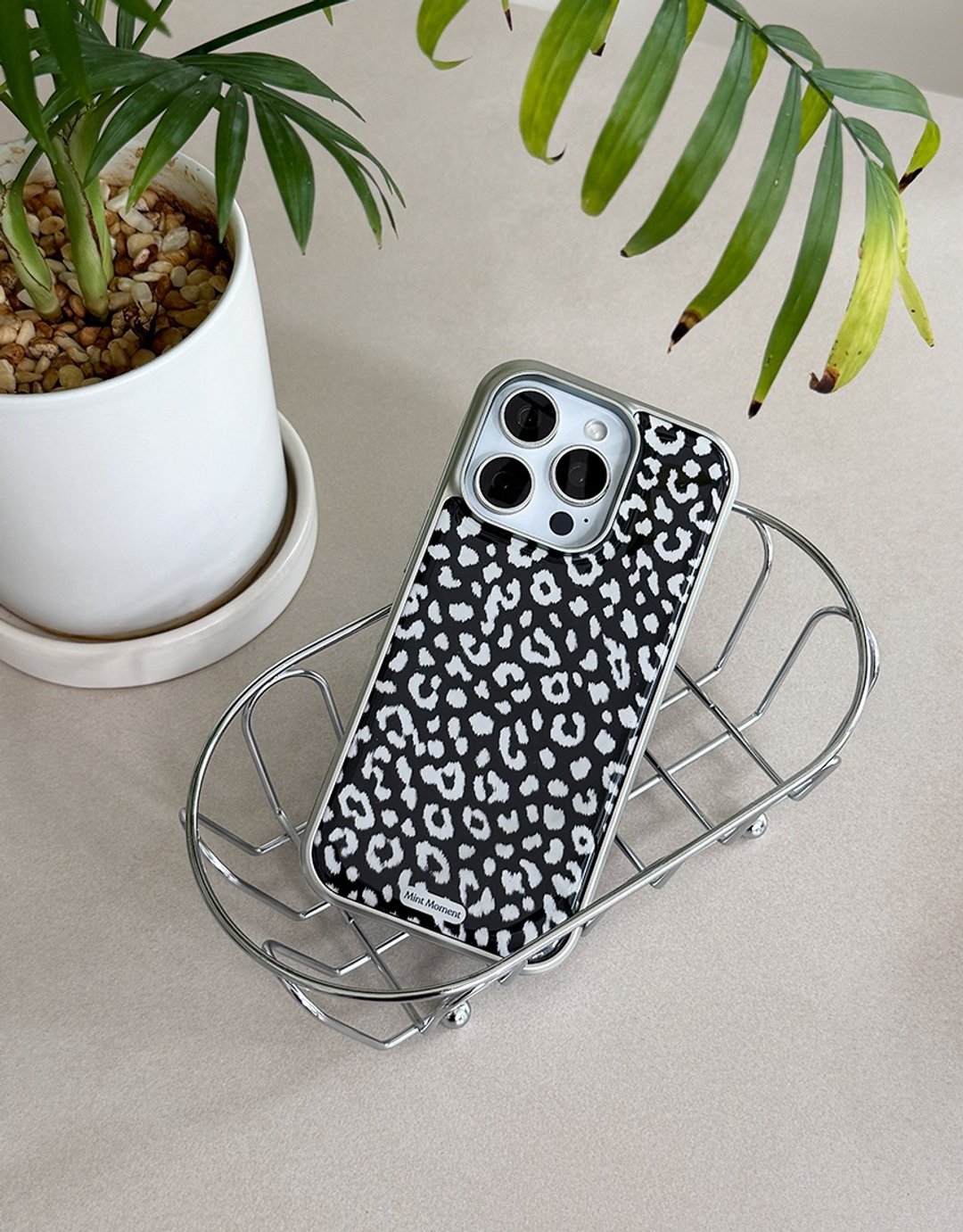 Black Leopard 环氧树脂 MagSafe iPhone 手机壳 - 手机壳/手机套 - 其他材质 橘色