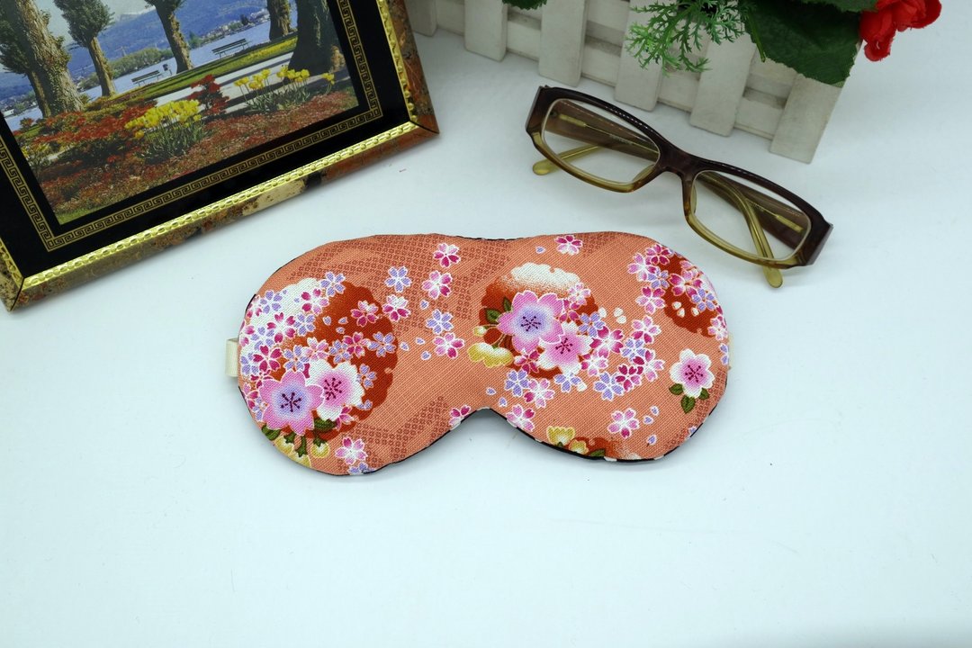 花海可调式睡眠眼罩附收纳袋 sleep mask - 眼罩 - 棉 