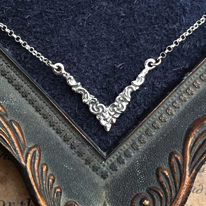 GT古典画框纯银项链 - 项链 - 其他金属 银色