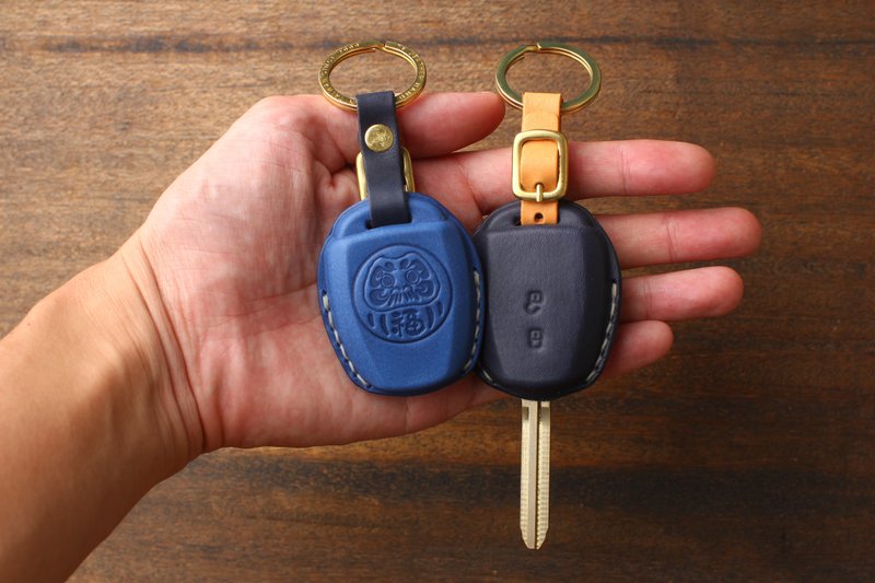 茶皮 丰田 TOYOTA YARIS 汽车钥匙套 皮套 トヨタ town ace定制化 - 钥匙链/钥匙包 - 真皮 