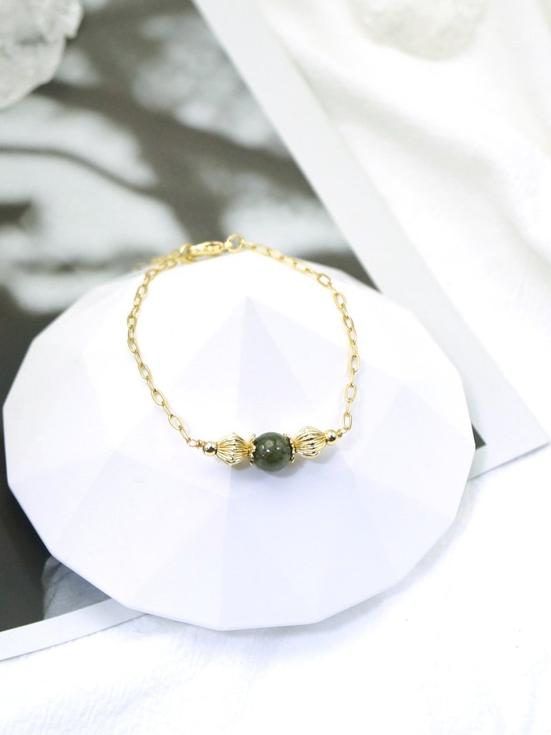 绿石榴水晶手链 - 手链/手环 - 水晶 绿色