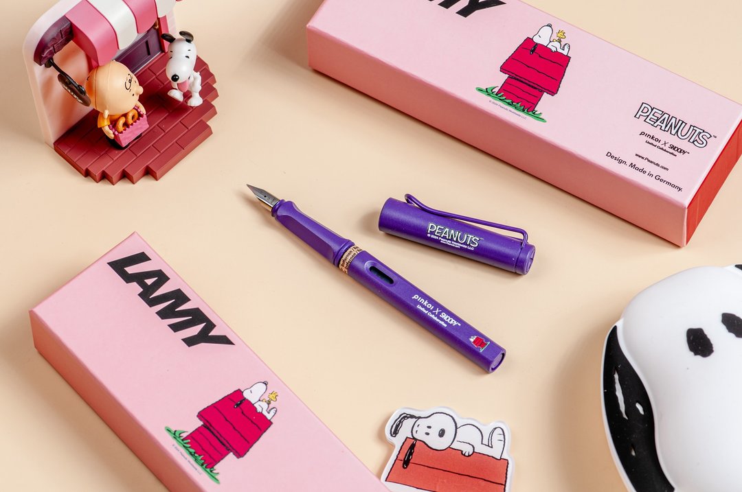 *无法刻字*【Pinkoi x SNOOPY】LAMY 钢笔 / safari  / 睡觉篇 - 钢笔 - 塑料 多色