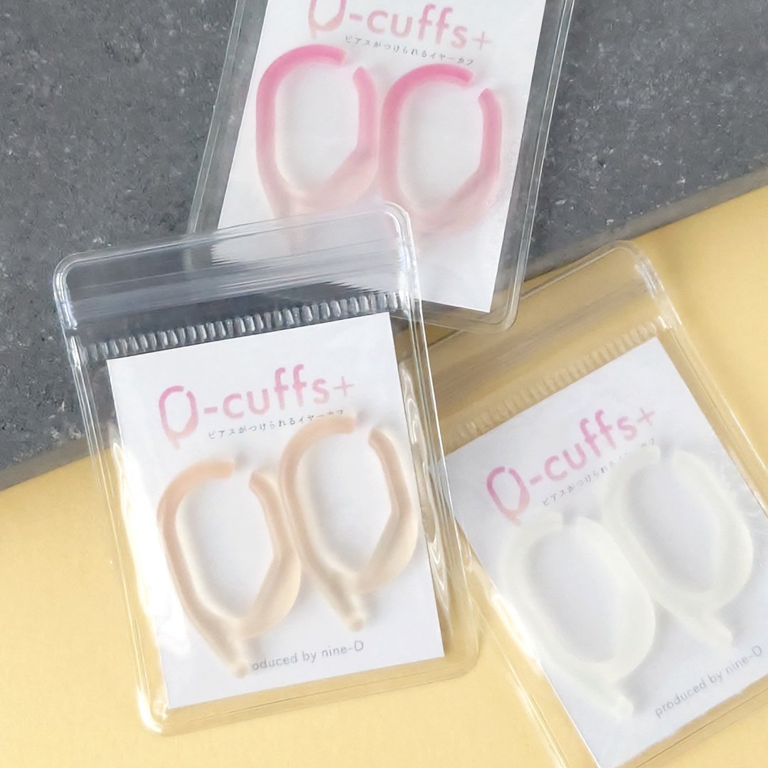 可佩戴耳环的耳饰_Q-cuffs - 袖扣 - 其他材质 透明