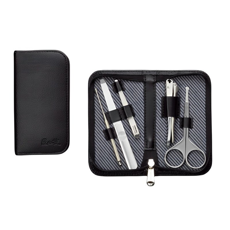 日本绿钟匠之技锻造钢修容5件组旅行随身包(G-3106) - 其他 - 不锈钢 