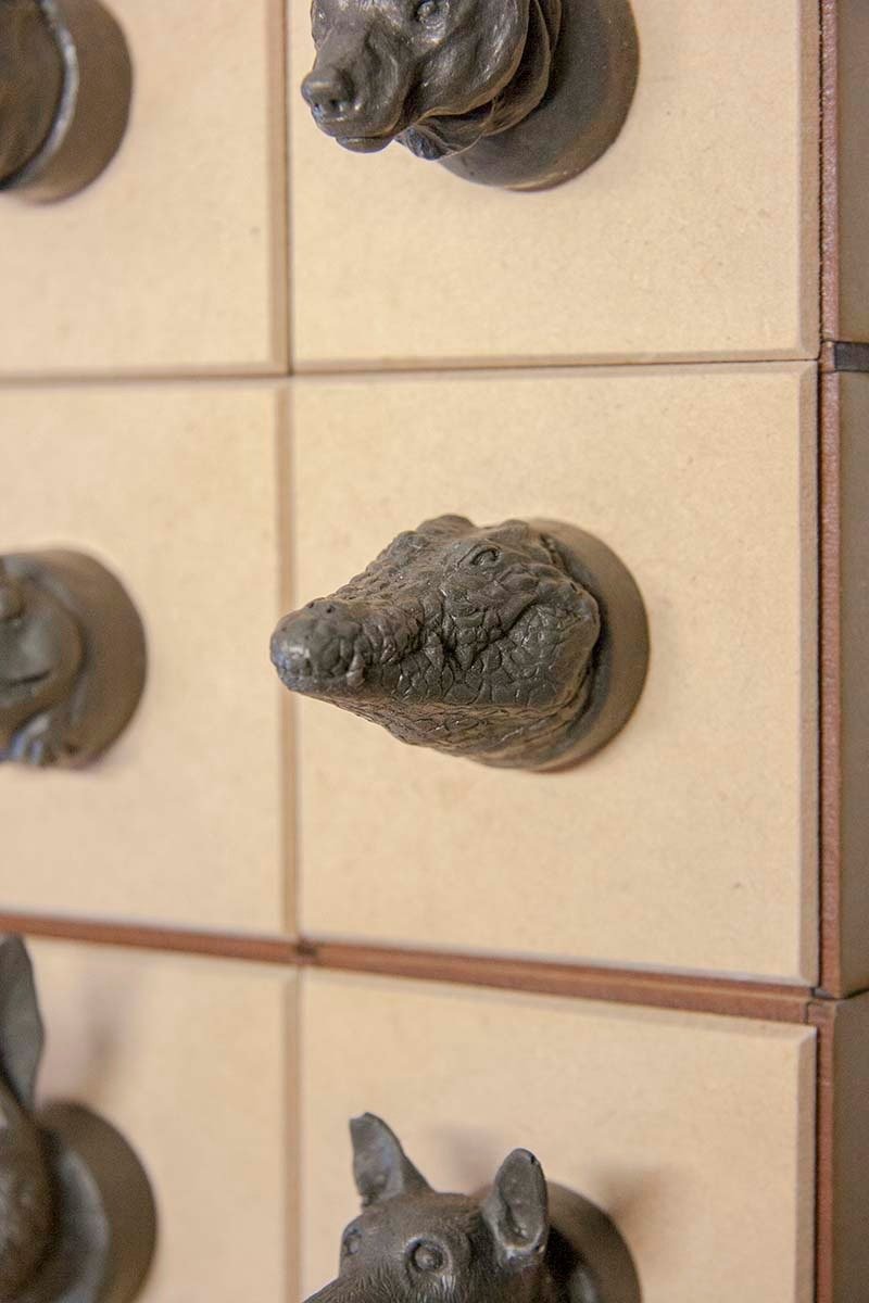 鳄鱼 造型把手拉门 - 其他 - 其他材质 黑色