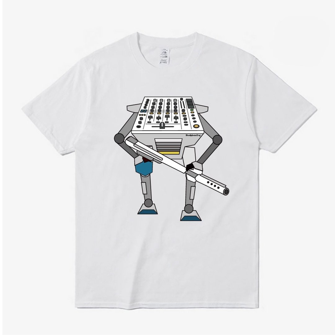 耳机狗 DJM-900 Mixer混音器 白兵战士 纯棉T桖 T-shirt - 男装上衣/T 恤 - 棉 白色