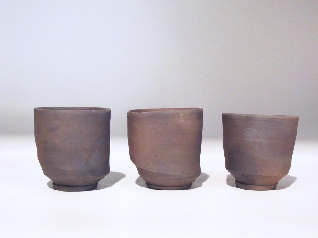 柴烧茶杯 - 茶具/茶杯 - 陶 咖啡色