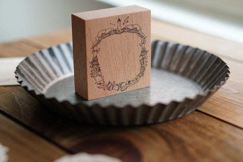 海 榉木印章  IVY SNOW - 印章/印台 - 橡胶 