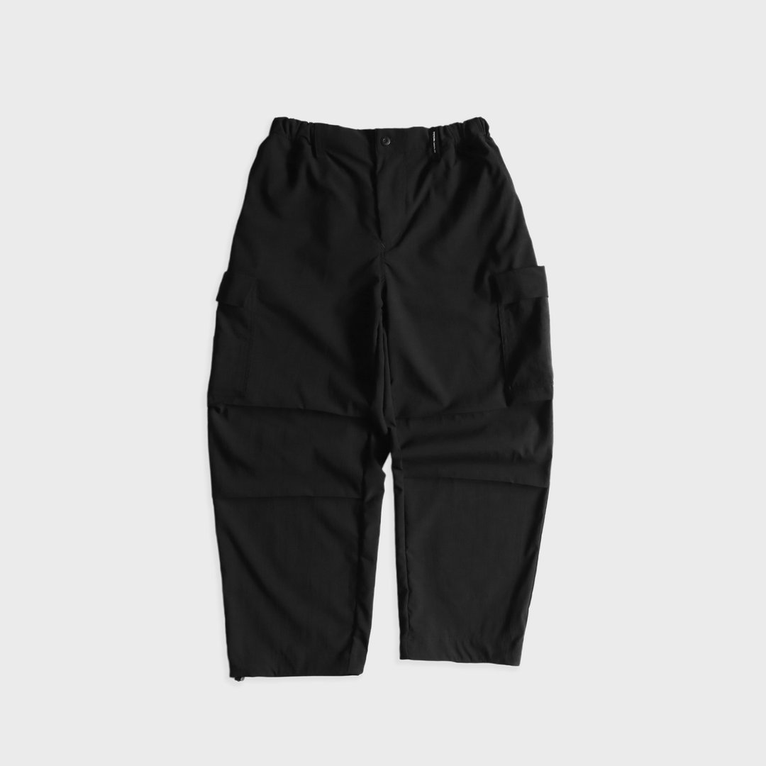 DYCTEAM - Coolmax Drawstring Cargo Full Length Trousers - 男士长裤 - 其他材质 黑色
