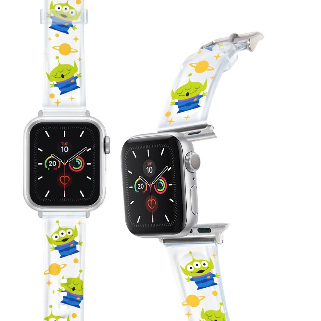 迪士尼 Disney-Apple Watch表带-PVC系列-透明三眼仔 Alien - 表带 - 塑料 透明