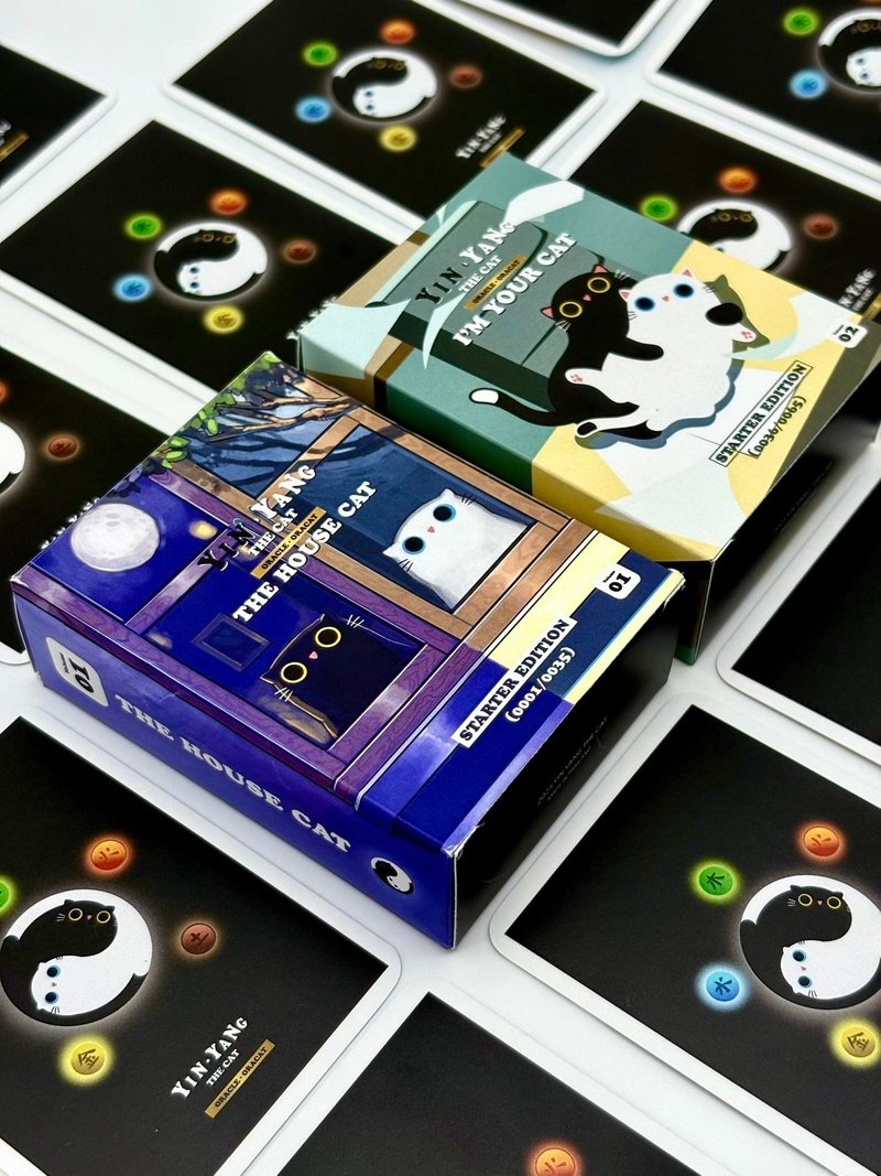 促销 ORACLE ORACAT 套装 家猫（第一册）&套装 我是你的猫（第二册） - 卡片/明信片 - 纸 多色