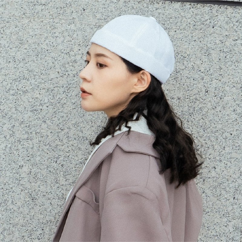 金属锁链水兵帽 - 帽子 - 其他材质 白色