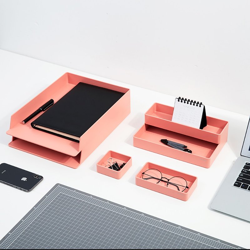 得力Deli NU SIGN 桌面收纳盒 6件组 (ENS001) - 收纳用品 - 塑料 