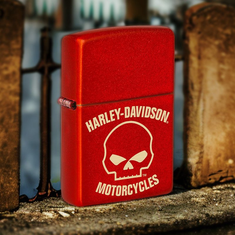 【ZIPPO官方旗舰店】Harley-Davidson 防风打火机 48603 - 其他 - 铜/黄铜 红色