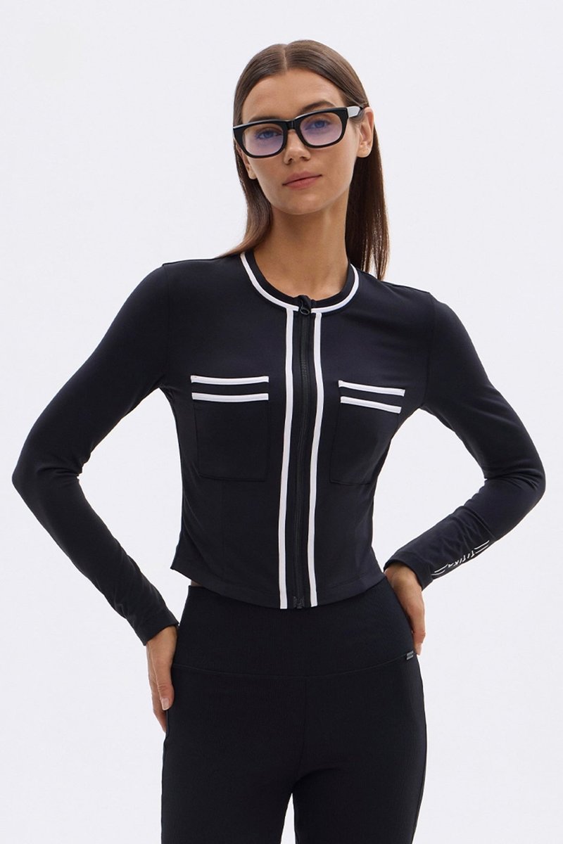 Line Series Sports Jacket - 女装运动衣 - 其他材质 