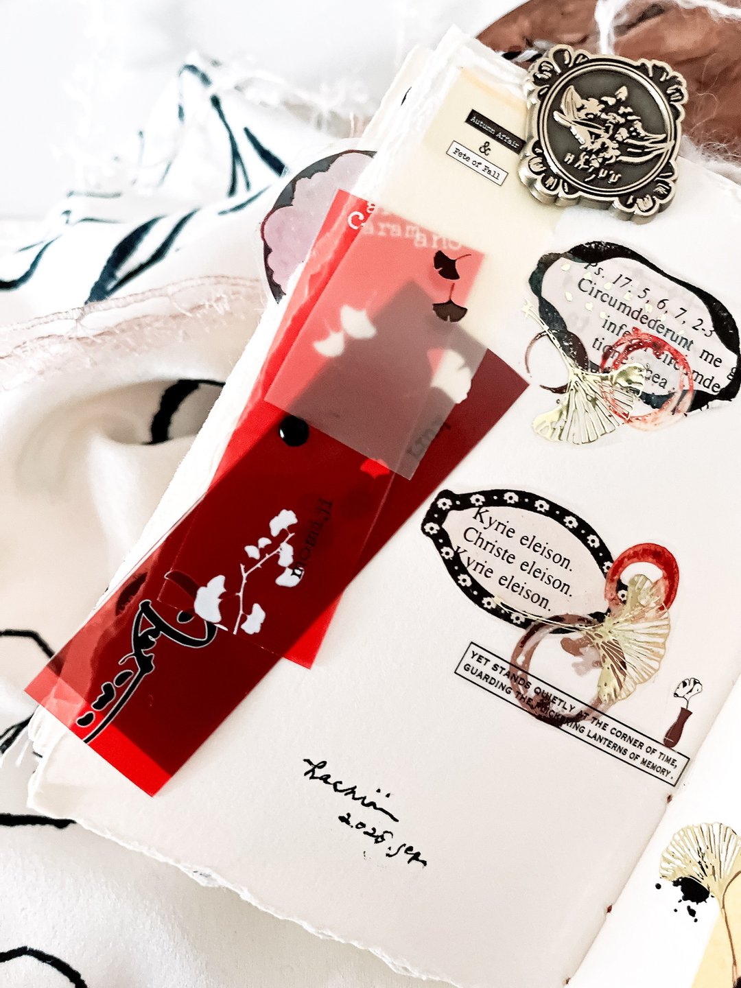 秋盛事 / 2cm 雾面 PET 胶带 - 纸胶带 - 塑料 红色