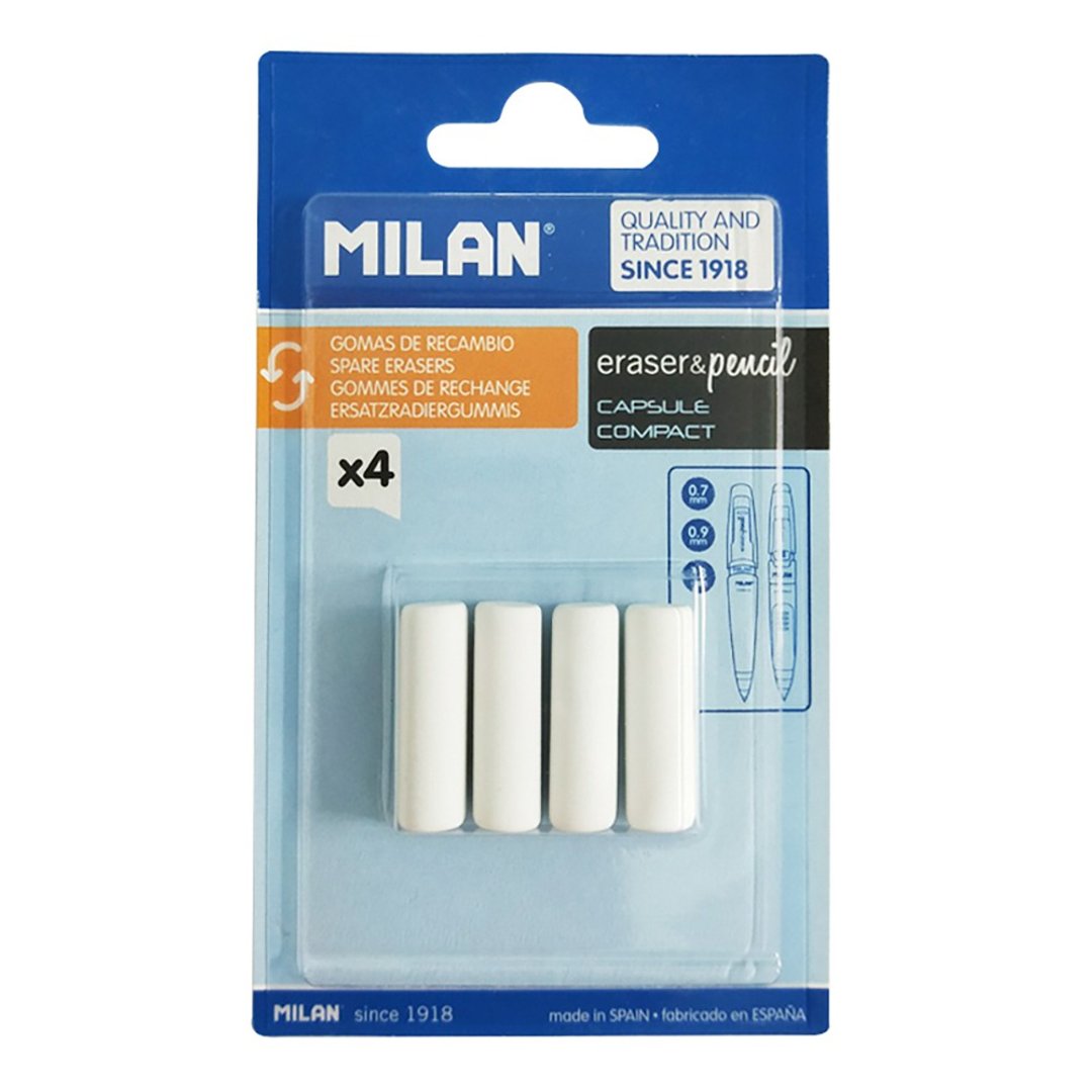 MILAN 自动铅笔补充橡皮擦(适用COMPACT/CAPSULE系列) - 其他书写用品 - 橡胶 白色