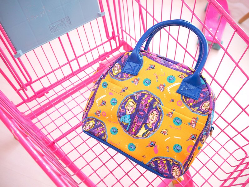 MAMAD BAG - MAXI 01 - 手提包/手提袋 - 人造皮革 橘色