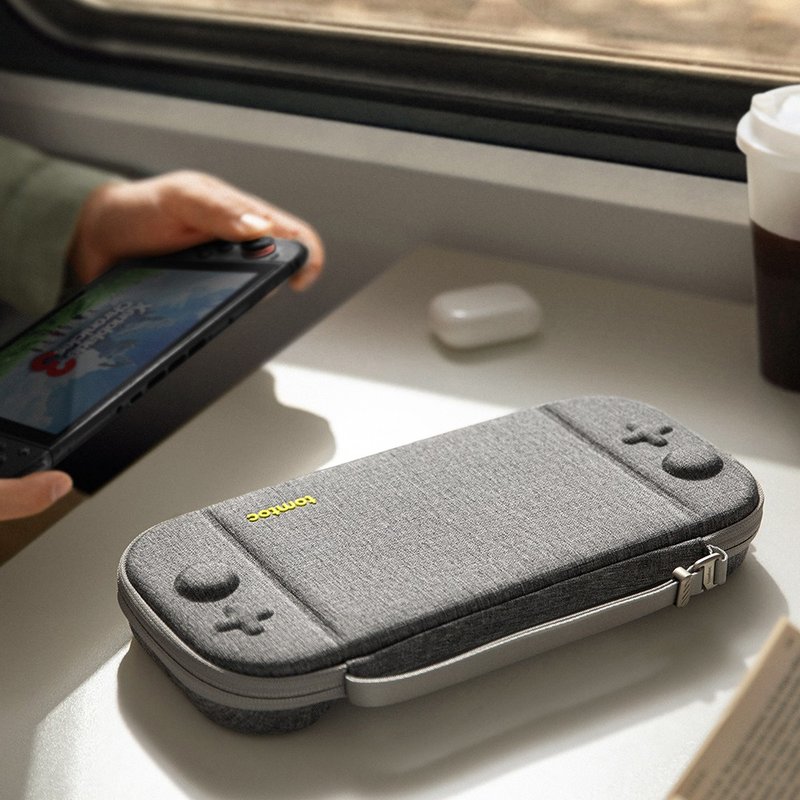 Tomtoc 玩家首选二代 Switch 2 主机收纳包 灰 - 其他 - 聚酯纤维 灰色