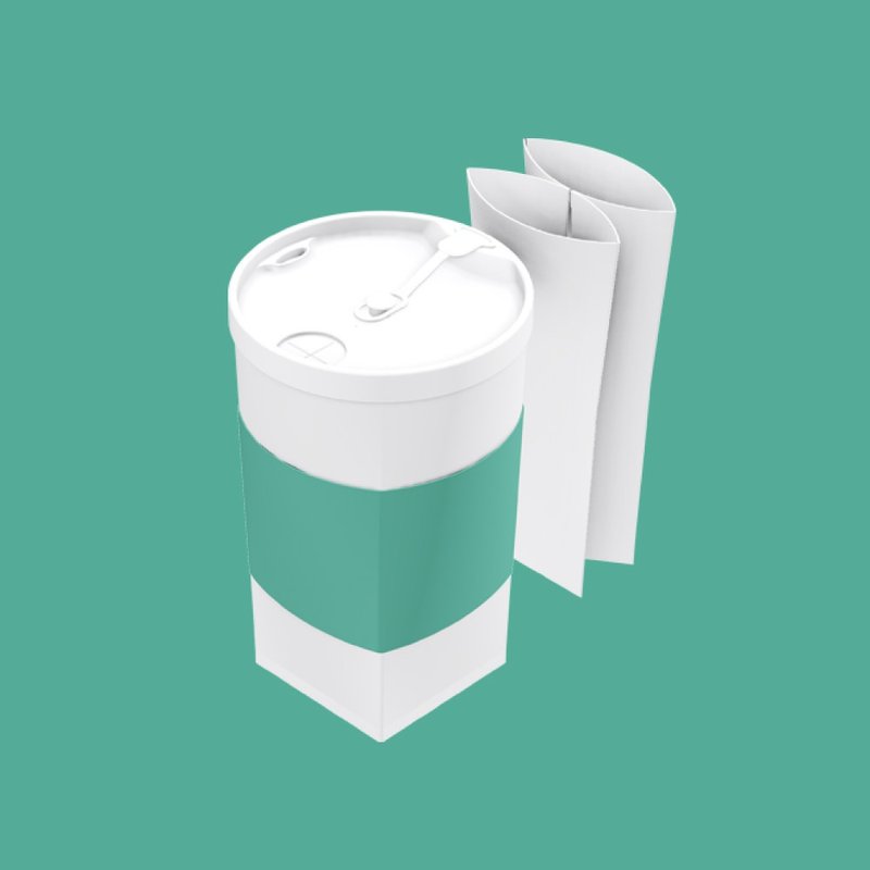 FOFOCUP 台湾创意可折叠16oz折折杯(粉绿) - 其他杯子 - 塑料 绿色