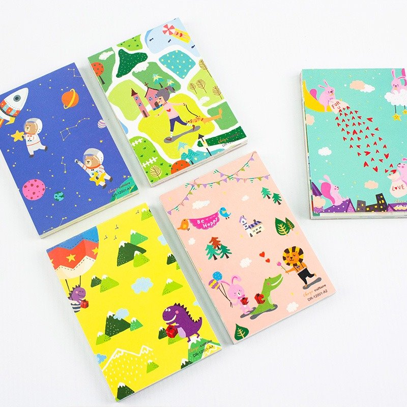 插画便条本/留言纸条/手绘MEMO - 便条纸/标签贴 - 纸 