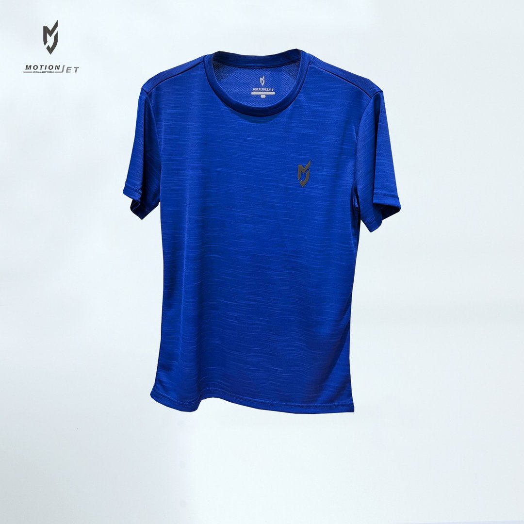 MJC004-MJ 中性版环保抗菌机能运动短袖 (蓝) S-2XL - 男装运动衣 - 其他材质 蓝色