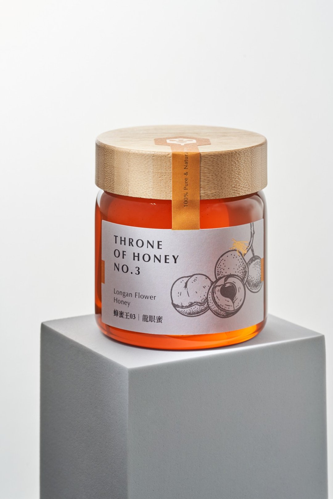 Throne Of Honey NO.3  蜂蜜王03 龙眼蜜 - 蜂蜜/黑糖 - 玻璃 金色