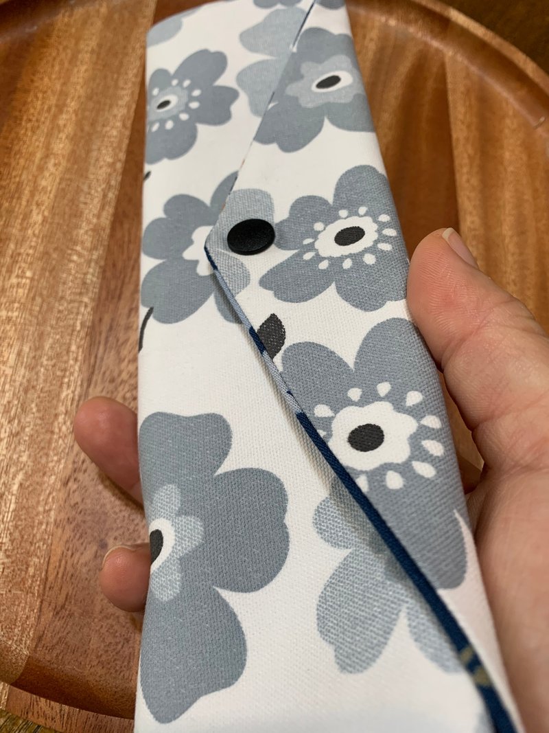 文青风环保纯棉筷袋 花湖散记 耐看米白 日本 潮物 收纳 手作餐 - 收纳用品 - 棉．麻 白色