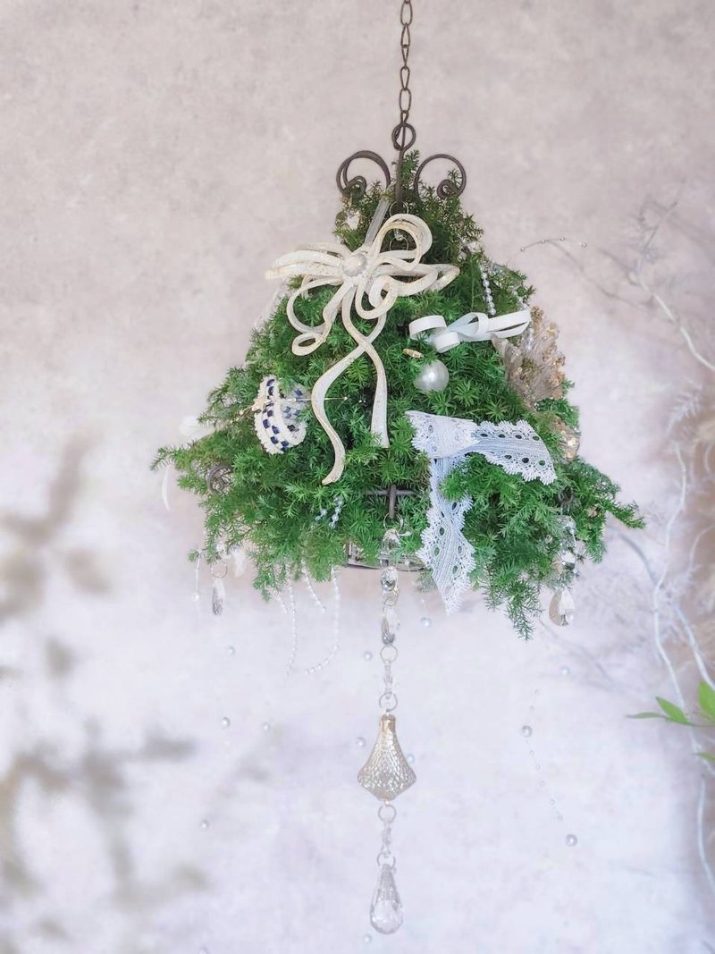 冬雾 白羽之森悬吊圣诞树【限店面自取/双北专送】 - 干燥花/捧花 - 植物．花 多色