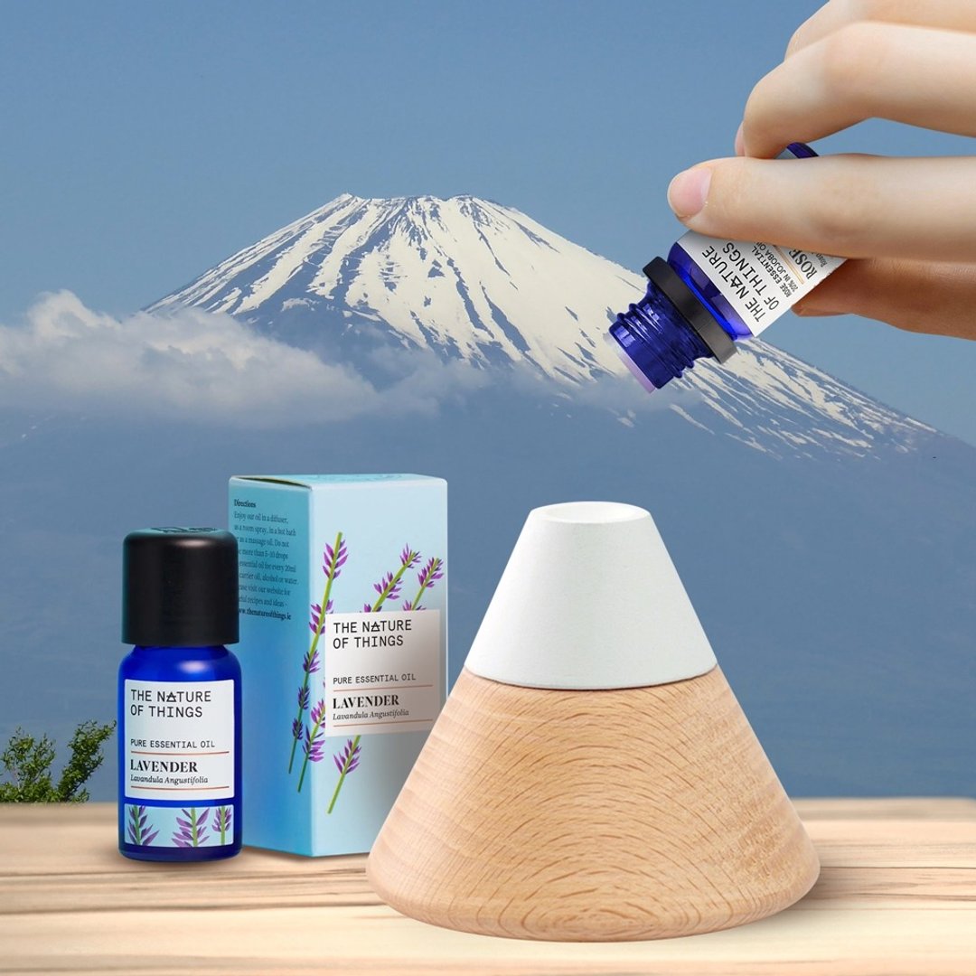 Mt. Fuji|原木雪山扩香石 - 香薰/精油/线香 - 其他材质 