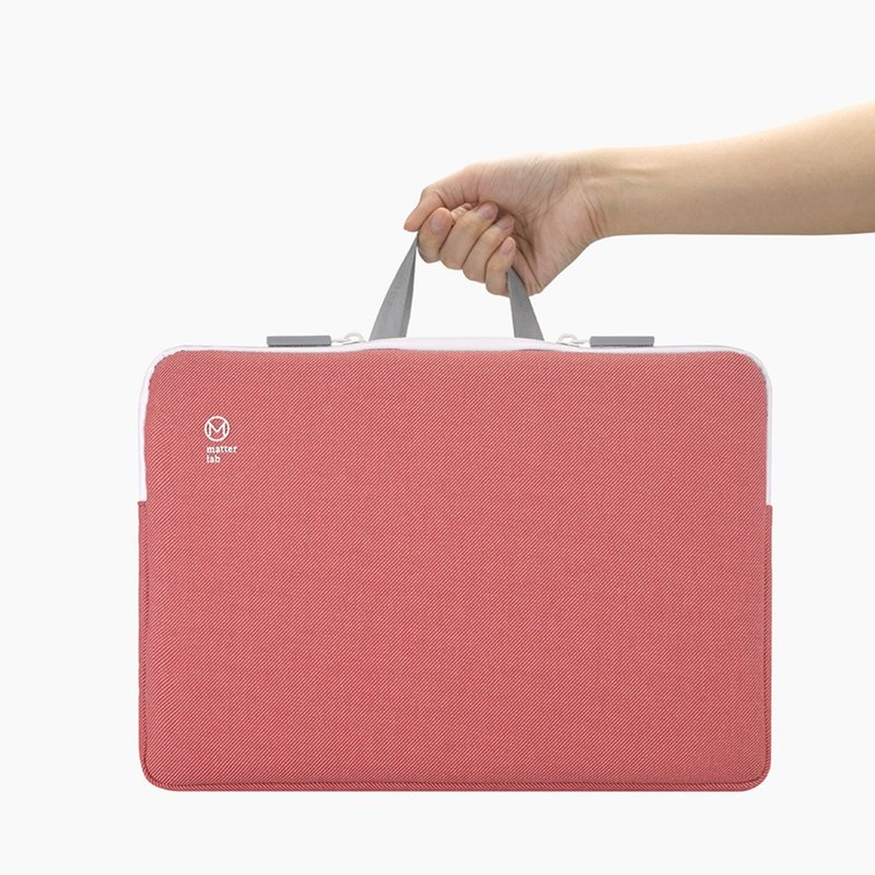 Blanc Macbook Air 15/Pro 16防泼水减震2Way笔电包-大地红 - 电脑包 - 防水材质 红色