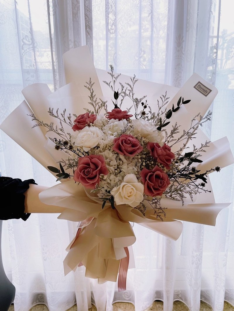 大型花束\求婚花束\告白花束\周年花束\情人节花束 - 干燥花/捧花 - 植物．花 粉红色