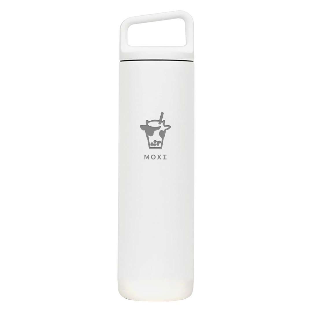 MOXI x MiiR 双层真空宽口瓶 20oz/591ml (时尚白) - 保温瓶/保温杯 - 不锈钢 白色