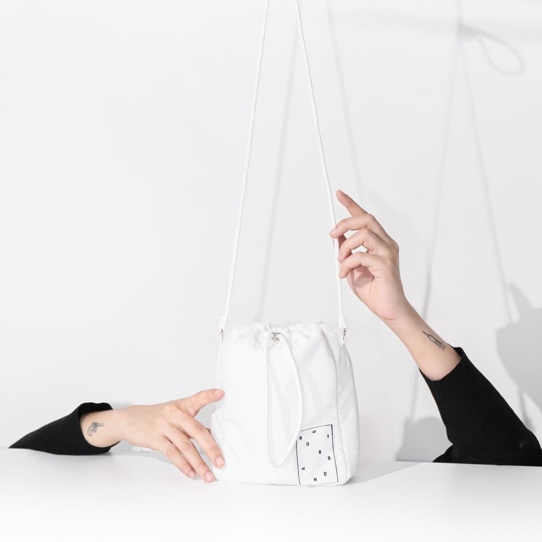 RUST BRAND / MINI FABRIC BUCKET BAG - WHITE - 其他 - 其他材质 白色