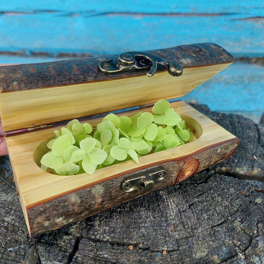 Wood box/casket for jewelry, long - 其他 - 木头 咖啡色