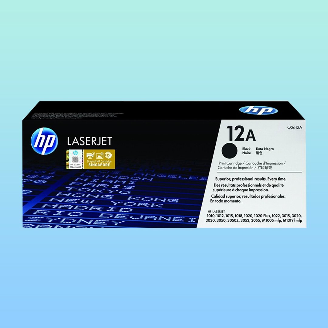 HP 12A 黑色原厂碳粉匣 Q2612A For HP LaserJet 1020/1022/1022N - 其他 - 其他材质 黑色