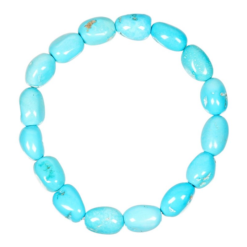 【正佳珠宝】土耳其松石 顶级睡美人随形 20g 土耳其松石手珠 - 手链/手环 - 半宝石 多色