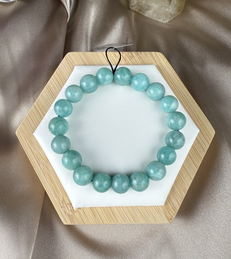 天河石 水晶手链 稳定情绪增强自信促进沟通 能量 礼物 送礼 疗愈 - 手链/手环 - 水晶 绿色