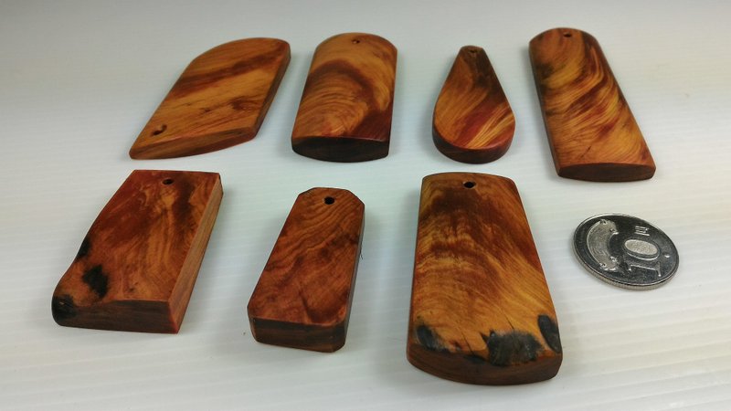 台湾黄桧木(扁柏)沉水木坠子 - 木工/竹艺/纸艺 - 木头 