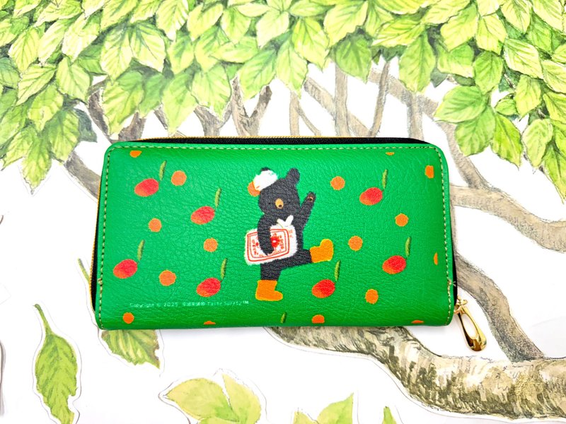幸福设计农袋熊长夹 - 皮夹/钱包 - 人造皮革 绿色