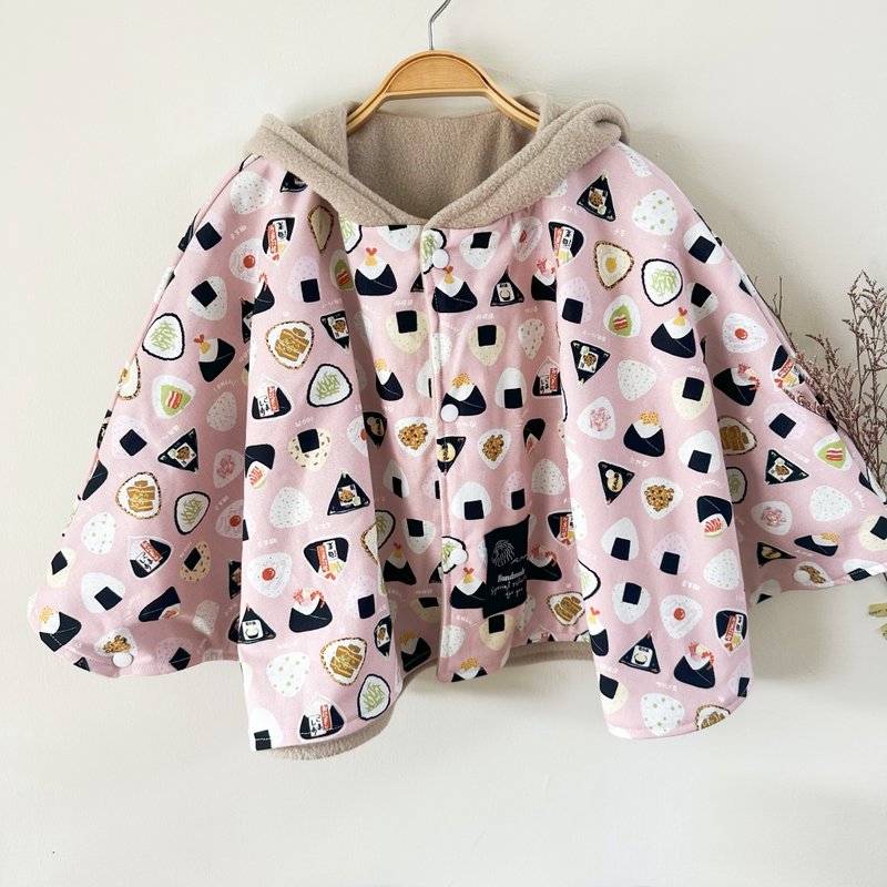 现货 饭团粉精灵斗篷 0-4岁 - 童装外套 - 棉．麻 