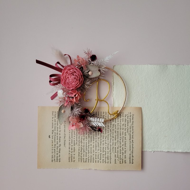 圈圈圆圆|文字金属花圈_小款_售完不补 - 墙贴/壁贴 - 植物．花 红色