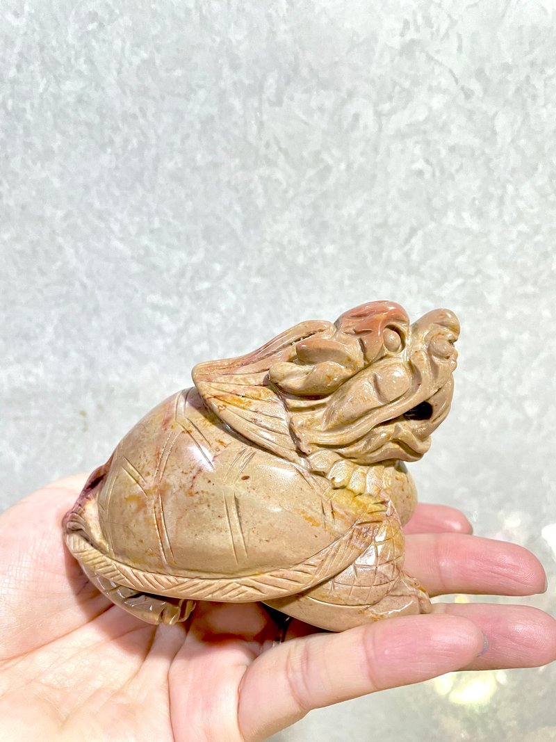 【阿拉善龙龟】天然玛瑙 招财风水 办公室小物 - 其他 - 水晶 