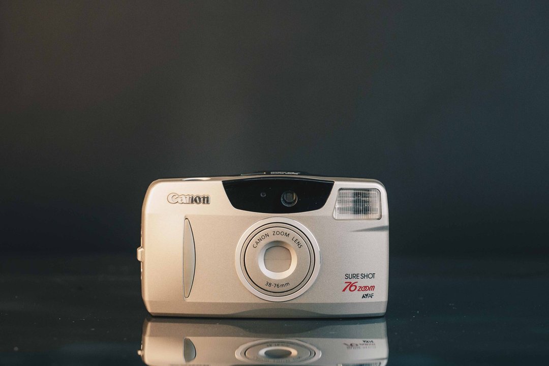 Canon Sure Shot 76 Zoom 傻瓜相机 #135底片 - 相机 - 其他金属 黑色