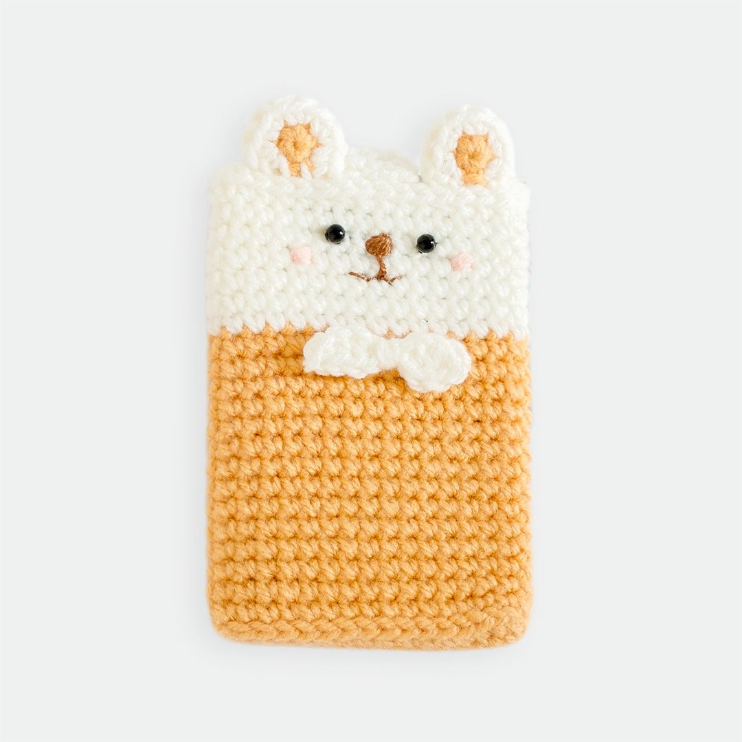 Crochet Cute Bear for iPhone 6 case - 手机壳/手机套 - 其他材质 咖啡色